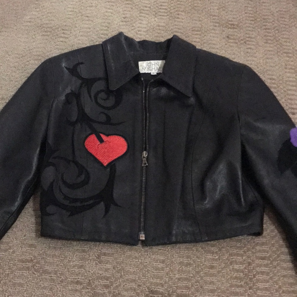 Leather jacket